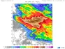 Frente fria aumenta risco de chuva intensa e enchentes em Santa Catarina