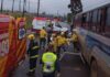 Ônibus com trabalhadores colide contra dois caminhões e deixa 23 pessoas feridas no Oeste Catarinense