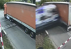 VÍDEO: Caminhão fica preso nos trilhos e é atingido por trem