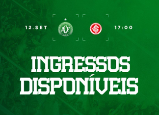 Ingressos para Chapecoense x Internacional começam a ser vendidos neste sábado