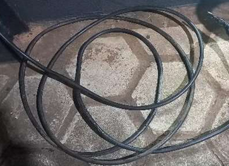Dois homens são presos após furto de fios elétricos