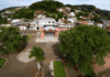 Prefeitura de Erval Velho abre concurso público com vagas e salários de até R$ 22 mil vista aérea da cidade de Erval Velho