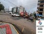 Acidente entre carro e motocicleta deixa duas pessoas feridas