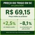 Preço do trigo sobe em Santa Catarina, mas queda na área cultivada preocupa produtores