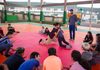 Estudantes de Chapecó aprendem sobre cultura indígena com luta tradicional