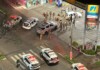 Homem é preso após jogar carro contra policiais e fugir em alta velocidade em Chapecó