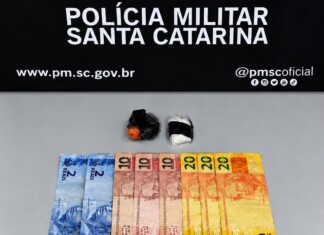 Homem é preso com crack e cocaína durante abordagem da PM em Xanxerê