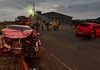 Colisão deixa motorista e criança presos às ferragens na BR-163 em São José do Cedro