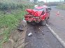 Colisão frontal entre carro e motocicleta deixa um morto e um ferido grave na SC-161