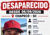 Família procura homem de 34 anos desaparecido há dez dias em Chapecó