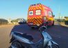 Duas mulheres ficam feridas após colisão frontal entre motos na BR-282, em Maravilha