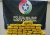 Polícia Militar apreende 82 kg de maconha após perseguição no oeste de SC