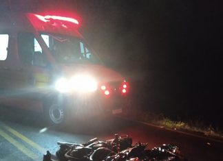 Motociclista morre após acidente com caminhão e carro na SC-283, em Águas de Chapecó