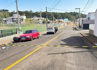 Mulher morre e homem fica ferido após briga com arma branca em Xaxim
