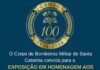 VÍDEO: Exposição celebra 100 anos do Corpo de Bombeiros Militar de SC no Pátio Shopping Chapecó