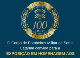 VÍDEO: Exposição celebra 100 anos do Corpo de Bombeiros Militar de SC no Pátio Shopping Chapecó