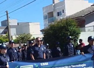 VÍDEO: EBM Cívica de Inovação e Tecnologia realiza primeiro Desfile Cívico em Chapecó