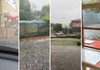 VÍDEO: Chuva de granizo atinge Chapecó nesta segunda-feira