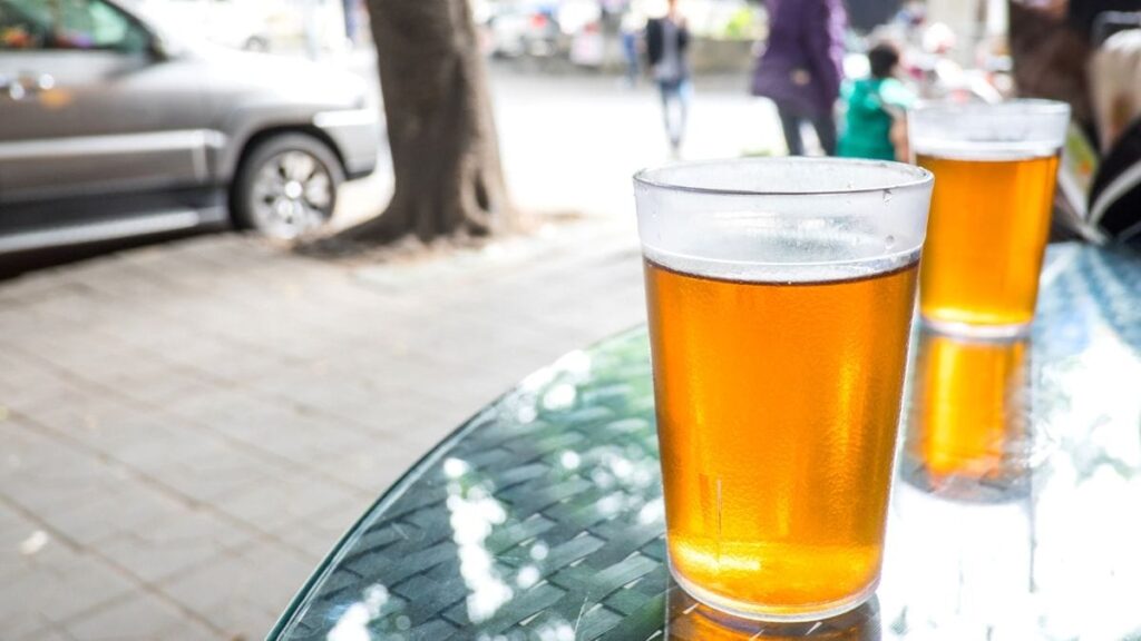cerveja na rua