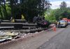 Motorista de Concórdia morre após caminhão tombar na SC-283