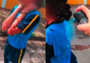 VÍDEO: Motoboy enfrenta enxame de abelhas para salvar menina de 12 anos em MG