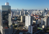 Contêineres de lixo são retirados temporariamente para obras na rua Rui Barbosa, em Chapecó