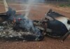 Avião é incendiado após tentativa de interceptação por caça da FAB em Mato Grosso