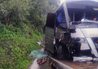 Rodotrem invade pista contrária e provoca acidente com ônibus que transportava 22 crianças em SC