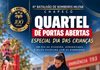 Quartel de Portas Abertas terá programação especial para crianças neste sábado em Chapecó