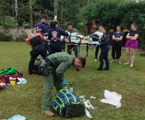Criança de um ano e nove meses é socorrida após afogamento em açude em SC