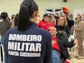 Bombeiros formam primeira turma do Bombeiro Mirim adaptada para alunos da Apae em SC
