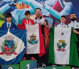 Aluno de Chapecó conquista terceiro lugar no Taekwondo na Olesc