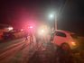 Jovem de 18 anos fica ferida após colisão frontal entre dois carros no Oeste de SC