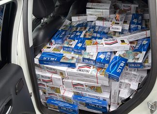 Ação conjunta apreende 10 mil maços de cigarros contrabandeados na BR-282, em SC