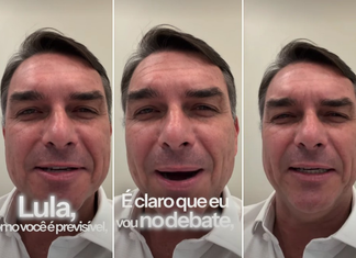 Flávio Bolsonaro muda de posição e confirma presença em debate presidencial neste domingo